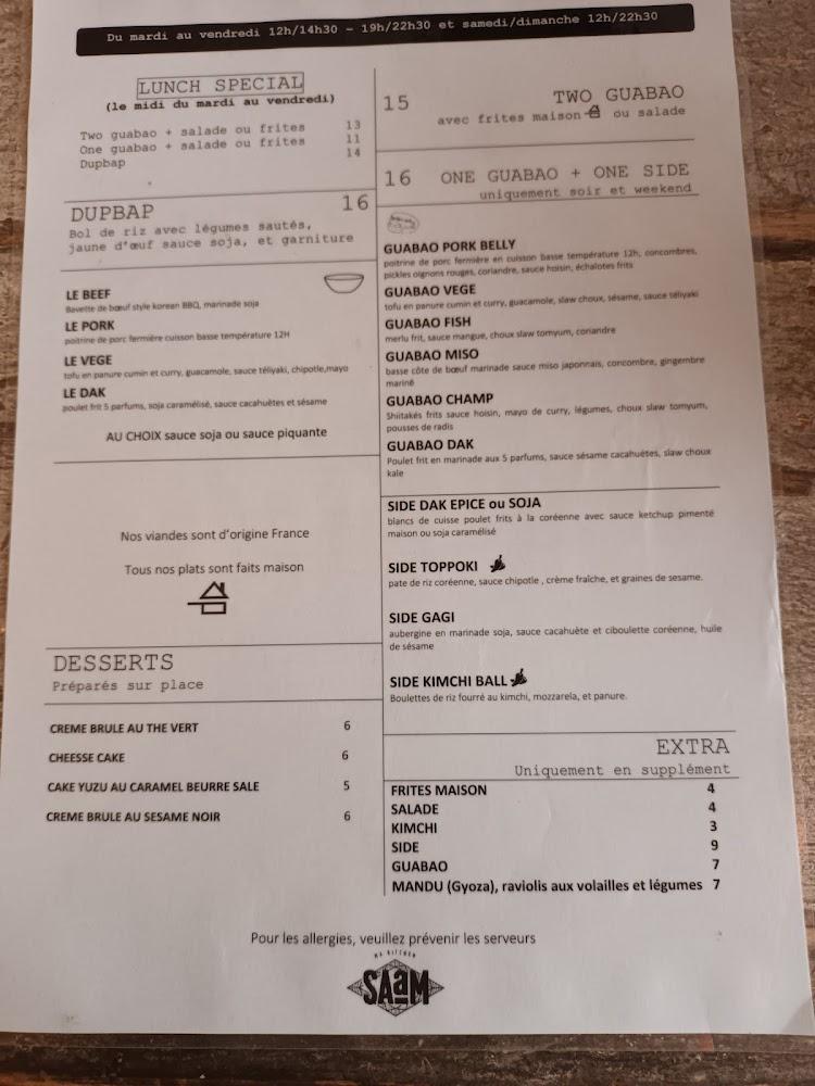 SAaM - Menu Image 3